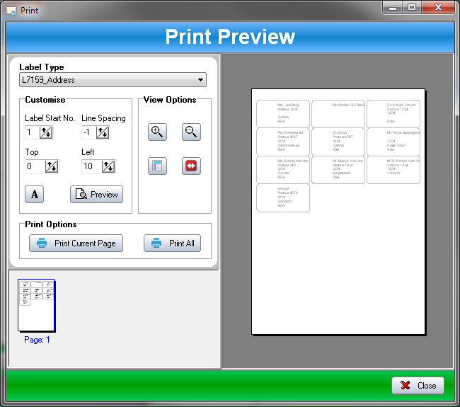 Free Label Printer Software